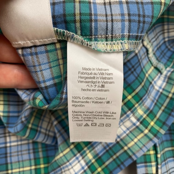 🥶J.CREW - Men Broken-in organic cotton oxford lounge set Size XS - Picture 11 of 11